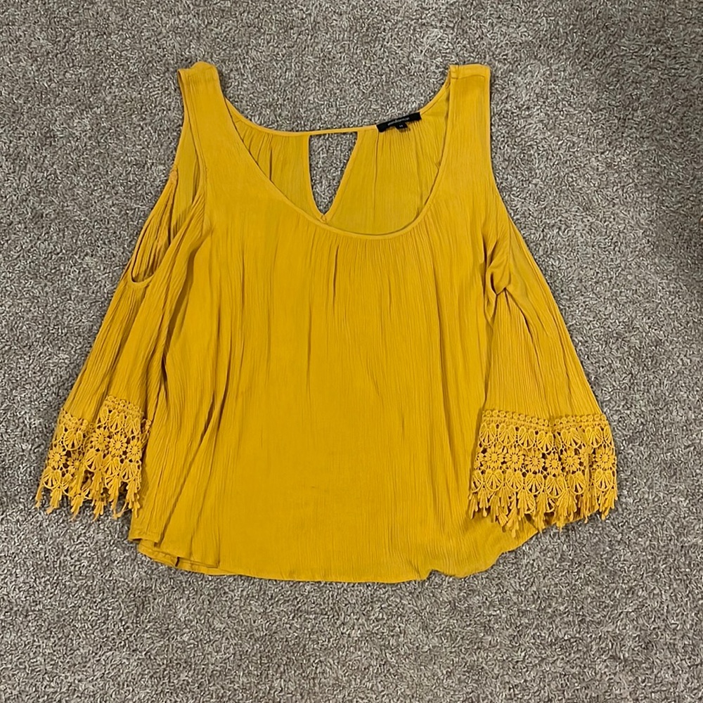 Gold blouse (USED - good condition)